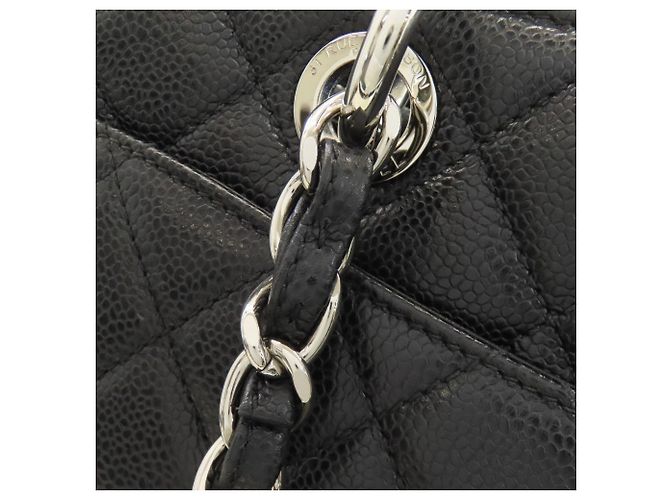 Chanel Matelassé Tote Bag mit silberner Hardware Schwarz - Ansicht 19