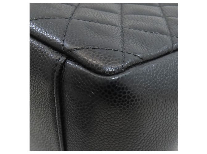 Chanel Matelassé Tote Bag mit silberner Hardware Schwarz - Ansicht 22