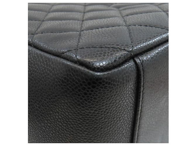 Chanel Matelassé Tote Bag mit silberner Hardware Schwarz - Ansicht 23