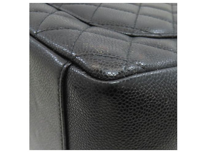 Chanel Matelassé Tote Bag mit silberner Hardware Schwarz - Ansicht 24