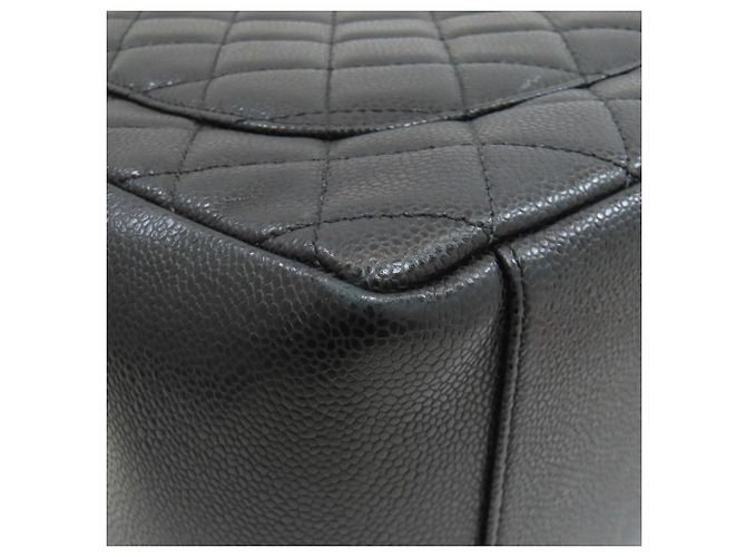 Chanel Matelassé Tote Bag mit silberner Hardware Schwarz - Ansicht 25
