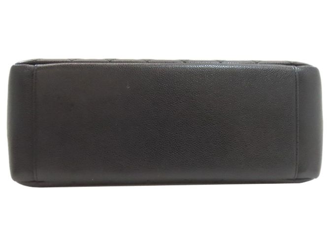 Chanel Matelassé Tote Bag mit silberner Hardware Schwarz - Ansicht 4