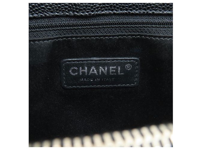 Chanel Matelassé Tote Bag mit silberner Hardware Schwarz - Ansicht 6