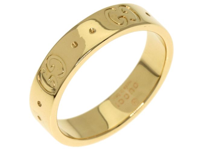 Anello Gucci Icon #7 in oro giallo 18K - vista 2
