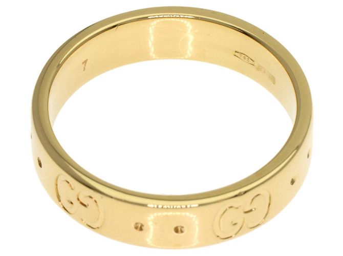 Anello Gucci Icon #7 in oro giallo 18K - vista 5