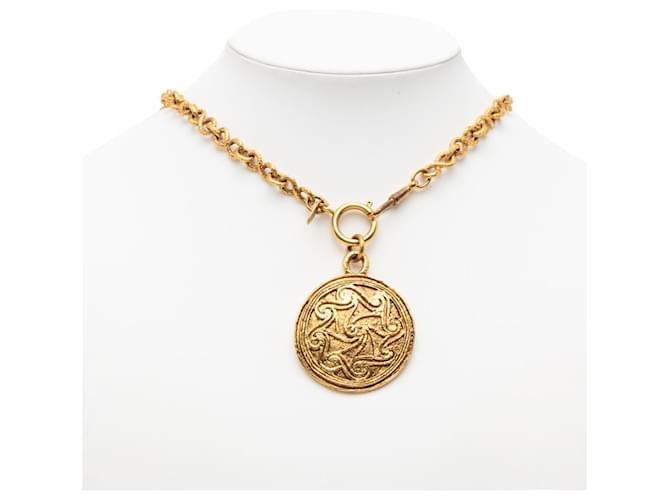 Collana Vintage Chanel Coco Mark D'oro - vista 6