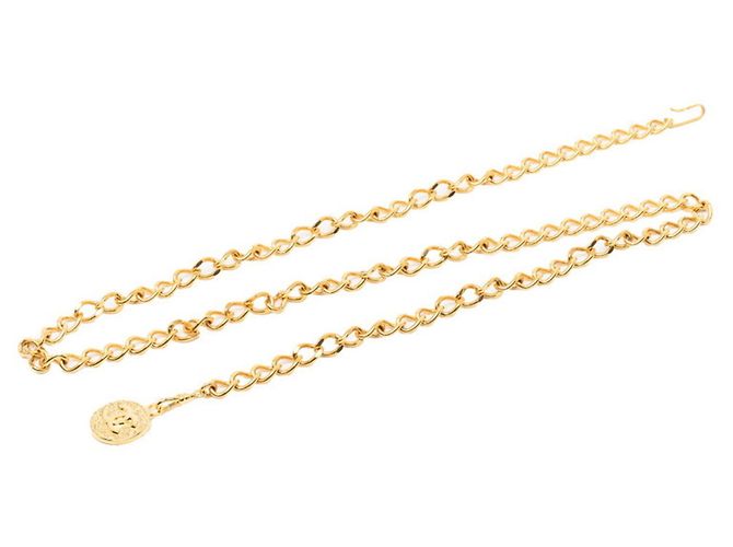 Timeless Vintage Chanel Coco Mark Kettengürtel Golden - Ansicht 2