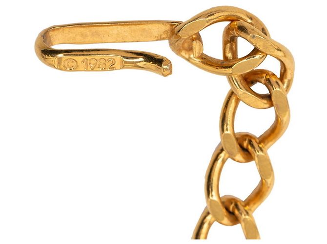 Timeless Vintage Chanel Coco Mark Kettengürtel Golden - Ansicht 3