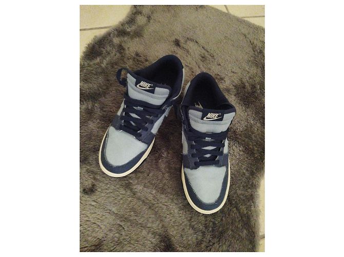 Autre Marque Nike Dunk Low Total Jeans Blu navy - vista 2