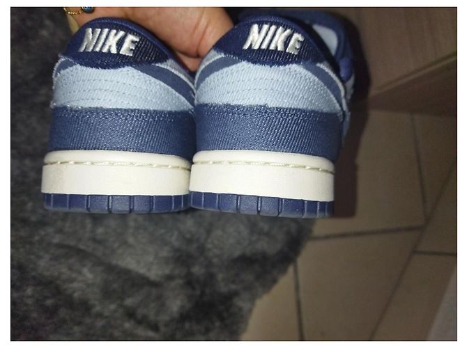 Autre Marque Nike Dunk Low Total Jeans Blu navy - vista 8