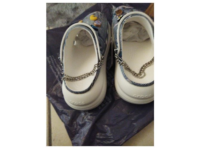 Autre Marque Croks & SZA crush clog Azul - vista 5