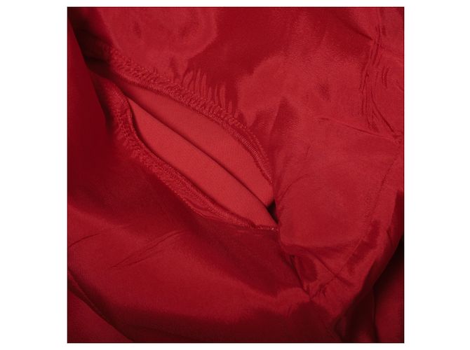 Autre Marque Rotes Mini-Kleid von Vivetta mit Dekorativen Details - Ansicht 11