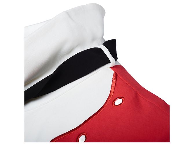Autre Marque Rotes Mini-Kleid von Vivetta mit Dekorativen Details - Ansicht 5