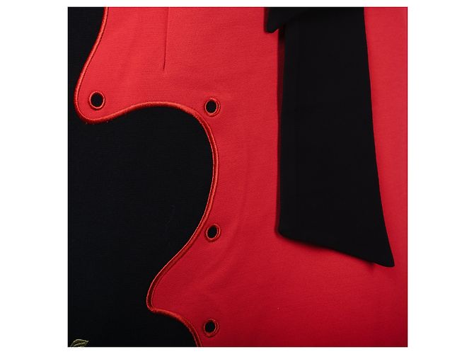 Autre Marque Rotes Mini-Kleid von Vivetta mit Dekorativen Details - Ansicht 9