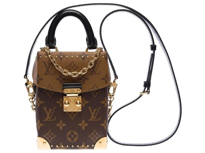Borsa LOUIS VUITTON Camera Box in Tela Marrone - 103336 - vista 2
