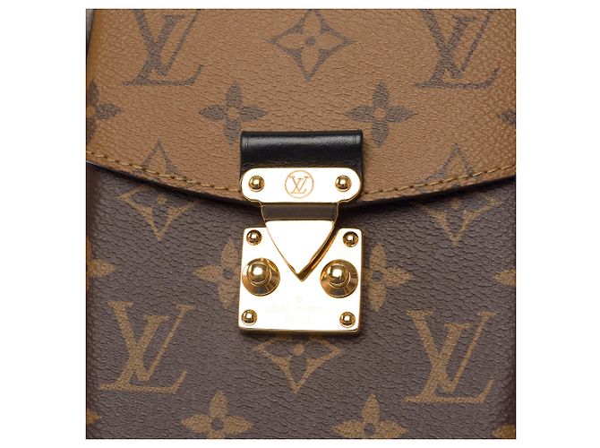 Borsa LOUIS VUITTON Camera Box in Tela Marrone - 103336 - vista 6
