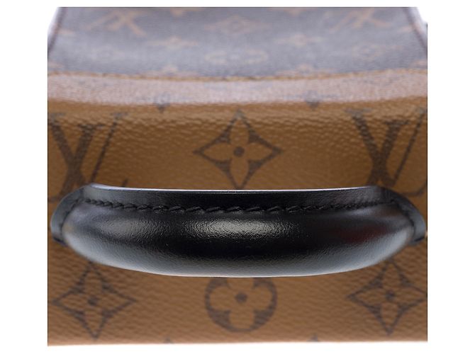 Borsa LOUIS VUITTON Camera Box in Tela Marrone - 103336 - vista 8