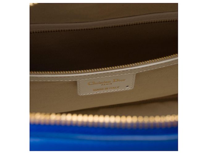 Borsa DIOR in Pelle Blu - 103337 - vista 7