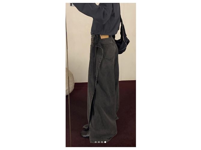 Maison Martin Margiela Jeans asimétricos Maison Margiela Gris - vista 19