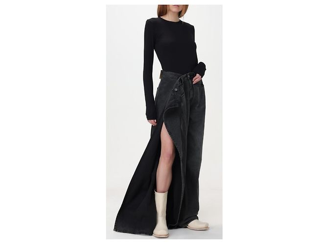 Maison Martin Margiela Jeans asimétricos Maison Margiela Gris - vista 2