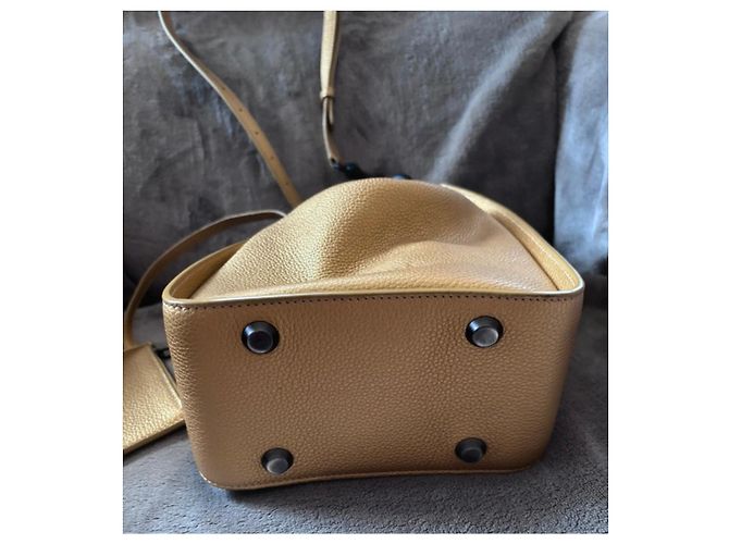 Borsa in pelle Balenciaga con pochette D'oro - vista 3