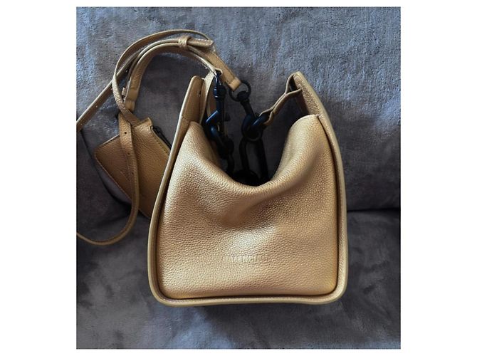 Borsa in pelle Balenciaga con pochette D'oro - vista 6