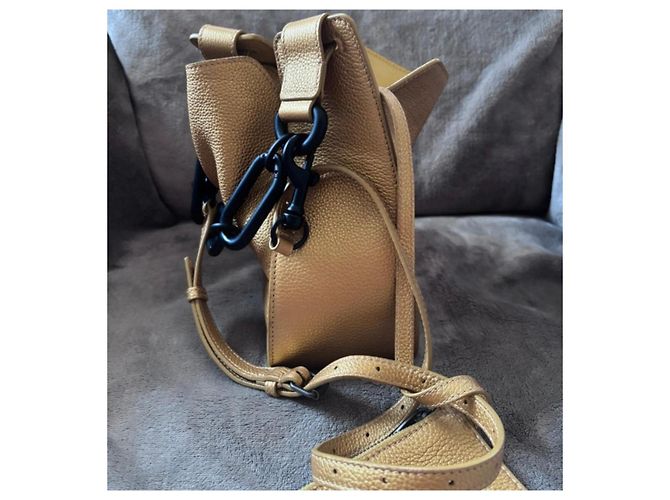 Borsa in pelle Balenciaga con pochette D'oro - vista 8