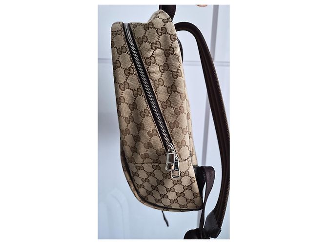 Gucci Top-Zip Rucksack Beige - Ansicht 2