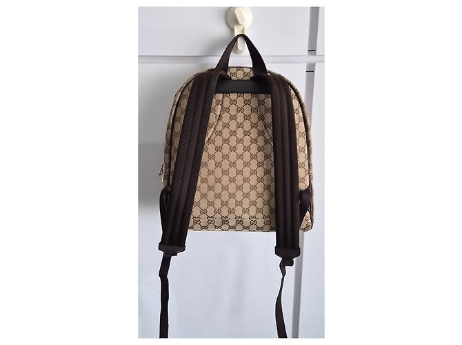 Gucci Top-Zip Rucksack Beige - Ansicht 3