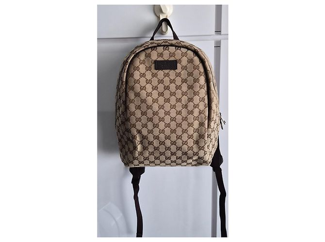 Gucci Top-Zip Rucksack Beige - Ansicht 4