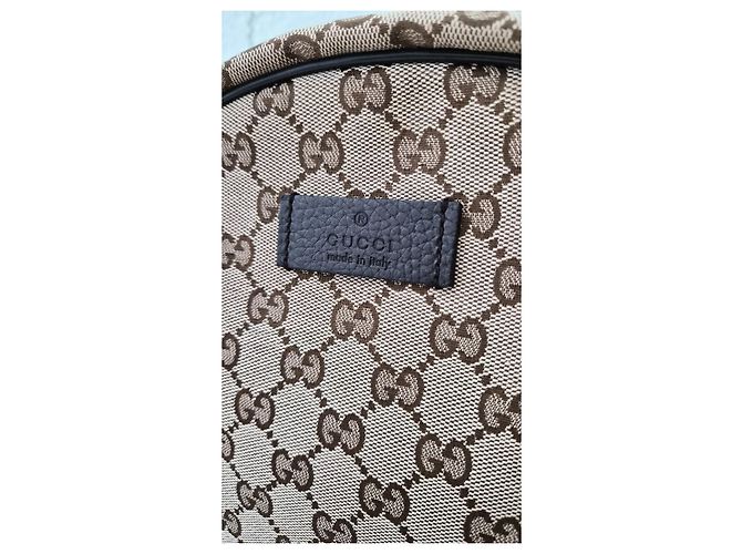 Gucci Top-Zip Rucksack Beige - Ansicht 9