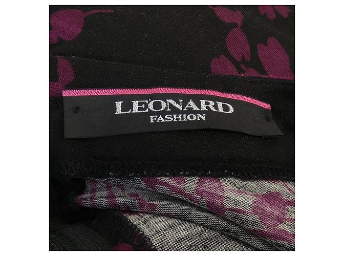 Autre Marque Leonard Modekleid Schwarz Lila - Ansicht 4