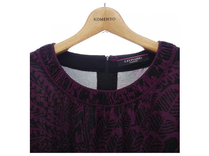 Autre Marque Leonard Modekleid Schwarz Lila - Ansicht 5