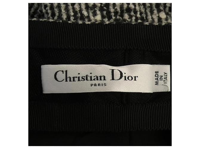 Falda Christian Dior Negro Blanco - vista 4