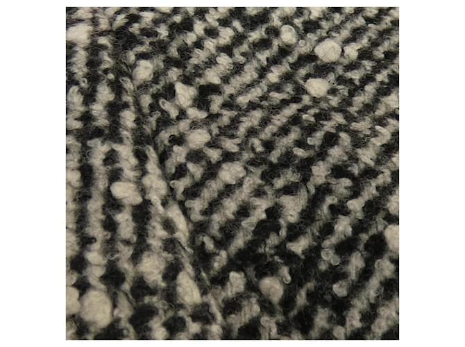Falda Christian Dior Negro Blanco - vista 8