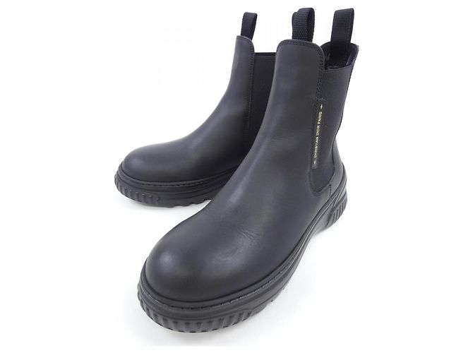 Botas D-RACER de piel de ternera de Christian Dior Negro - vista 3