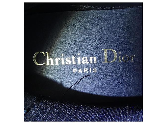 Botas D-RACER de piel de ternera de Christian Dior Negro - vista 6
