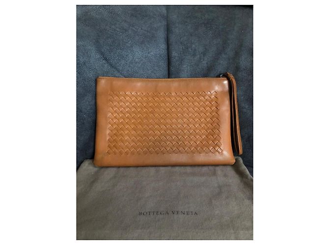 Pochete de couro Intrecciato Bottega Veneta - vista 2