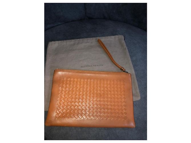 Pochete de couro Intrecciato Bottega Veneta - vista 3
