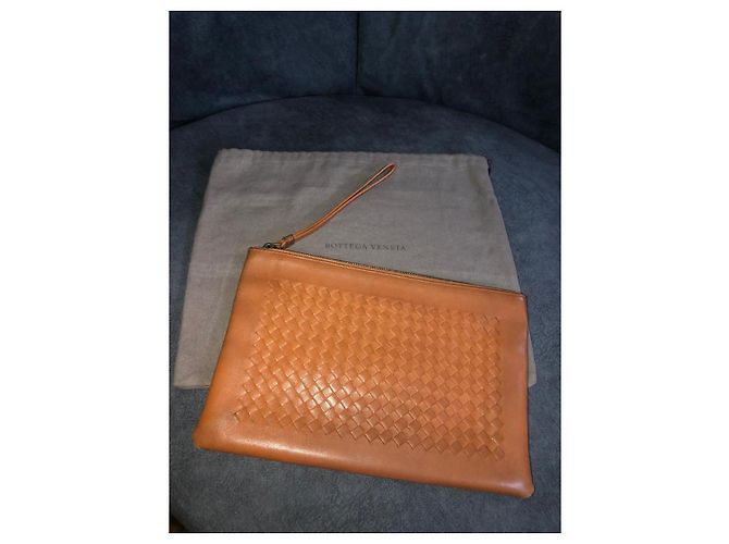 Pochete de couro Intrecciato Bottega Veneta - vista 4
