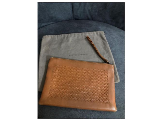Pochete de couro Intrecciato Bottega Veneta - vista 6
