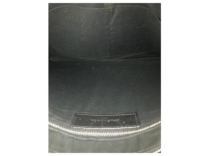 Pochette in pelle nera Balenciaga Nero - vista 8