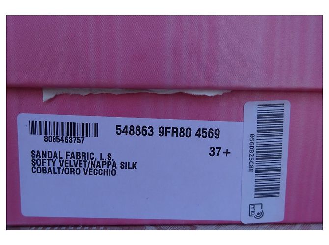 Gucci Originali e nuovi! Capolavoro! n 37,5 Blu - vista 16