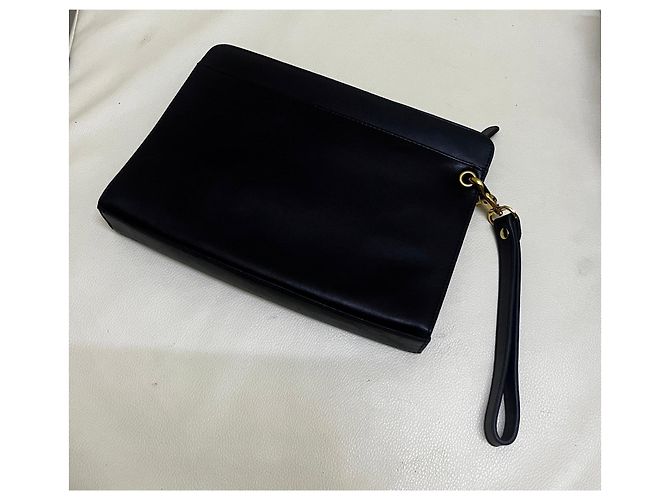 Borsa Clutch BB in pelle nera Balenciaga Nero - vista 5