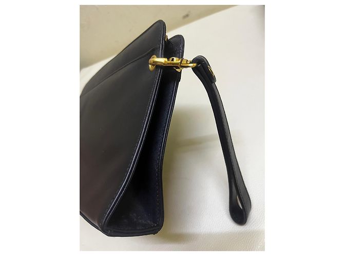 Borsa Clutch BB in pelle nera Balenciaga Nero - vista 6