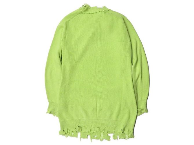 Autre Marque Toga Archives Strickpullover mit Fransenoptik Grün - Ansicht 2