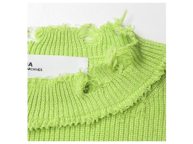Autre Marque Toga Archives Strickpullover mit Fransenoptik Grün - Ansicht 4