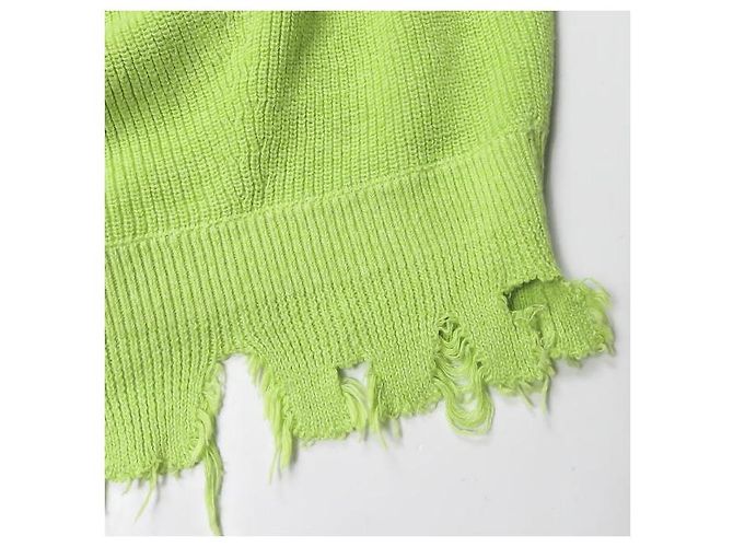 Autre Marque Toga Archives Strickpullover mit Fransenoptik Grün - Ansicht 8