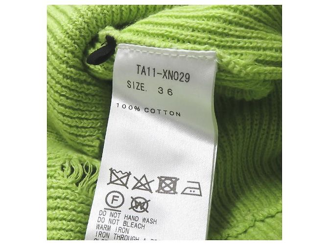 Autre Marque Toga Archives Strickpullover mit Fransenoptik Grün - Ansicht 9