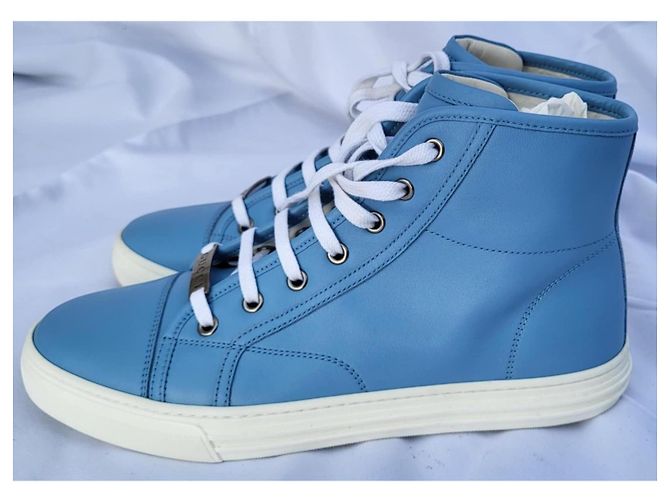 Gucci Originale und Neue Lederschuhe Größe 38,5-39 Blau - Ansicht 13